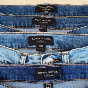 Banana Republic Jeans. 4 pair bundle!